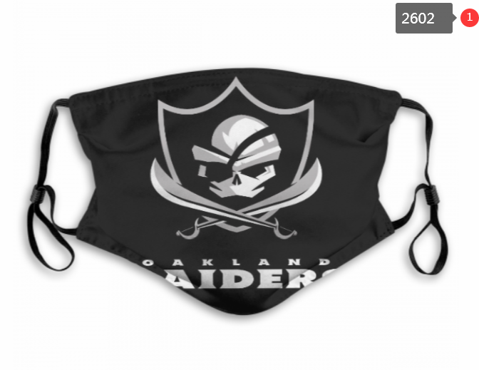 NFL Oakland Raiders #53 Dust mask with filter